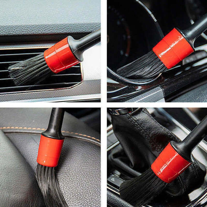 Kit Pincéis para Limpeza Interna Automotiva